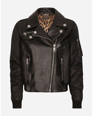 Dolce & Gabbana Leather jackets for Women | Online Sale up