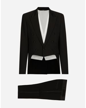 Dolce & Gabbana Single-Breasted Tuxedo Suit - Black