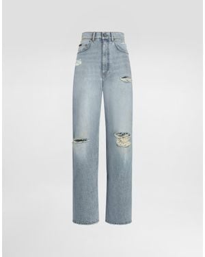 Dolce & Gabbana 5-Pocket Denim Pants - Blue