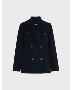 Max Mara Caban Doppiopetto - Blu