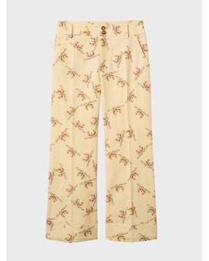 La DoubleJ Pantaloni Cropped - Neutro