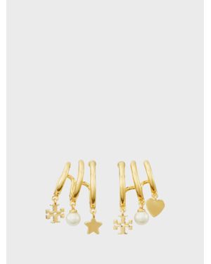 Tory Burch Orecchino Multicerchio Kira - Metallizzato