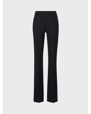 Sportmax Pantalone Slim Flare - Nero