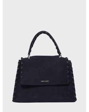 Orciani Borsa Midi A Spalla - Blu