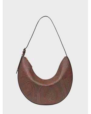 Etro Borsa Hobo Essential Media Paisley - Marrone
