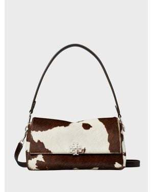Tory Burch Borsa Charlie Piccola - Marrone