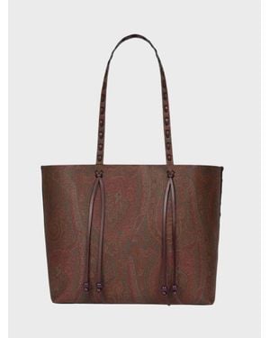 Etro Borsa Shopping Media Arnica 1984 - Marrone