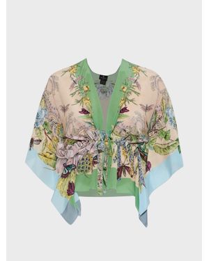 Etro Poncho Corto - Verde