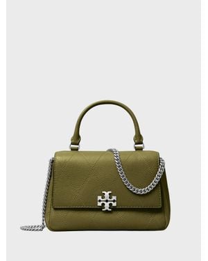 Tory Burch Mini Borsa Charlie Con Manico Superiore - Verde