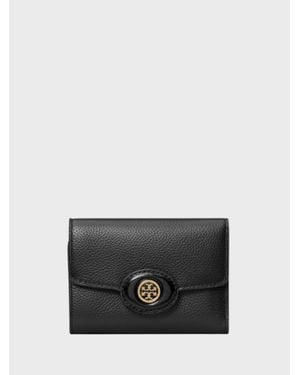 Tory Burch Portafoglio Robinson Piccolo - Nero