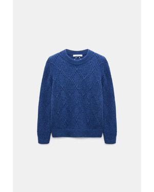 Dorothee Schumacher Pullover mit Argyle-Muster - Blau