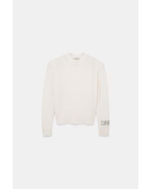Dorothee Schumacher Pullover mit Rundhals aus Merino und Kaschmir - Weiß