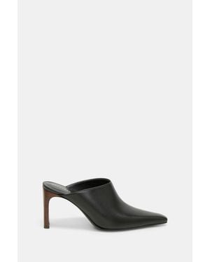 Dorothee Schumacher Calfskin Mules - White