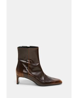Dorothee Schumacher Brushed Boxcalf Ankle Boots - Brown