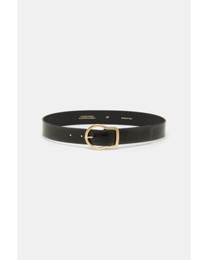 Dorothee Schumacher Brushed Boxcalf Belt - Black