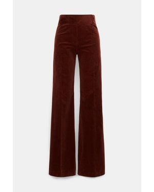 Dorothee Schumacher Flared Corduroy Pants - Purple