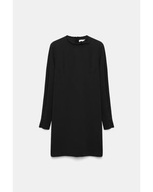 Dorothee Schumacher Crepe Mini-Dress - Black