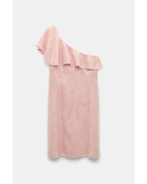 Dorothee Schumacher One Shoulder Sequin Dress - Pink