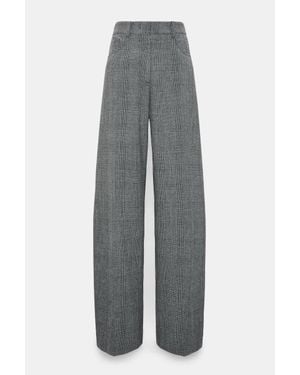 Dorothee Schumacher Barrel Glencheck-Pants - Grau