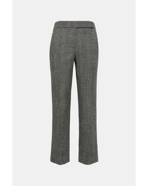 Dorothee Schumacher Glen Plaid Wool Blazer - Gray
