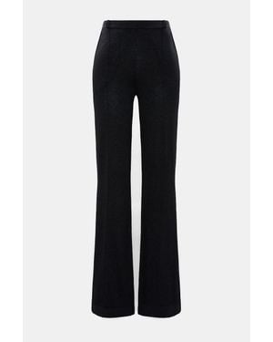 Dorothee Schumacher Shimmering Lurex-Merino Knit Pants - Black