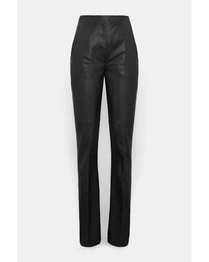 Dorothee Schumacher Leather Flares - Black