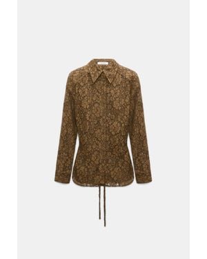 Dorothee Schumacher Guipure Lace Shirt - Natural