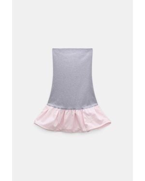Dorothee Schumacher Long Bandeau Styling Piece With Peplum - Gray