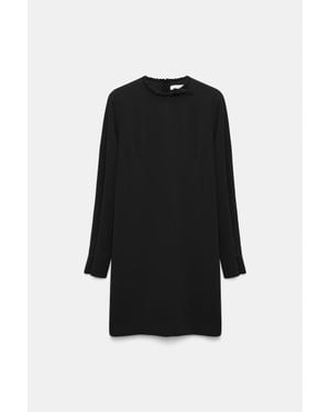 Dorothee Schumacher Crepe Mini-Dress - Black