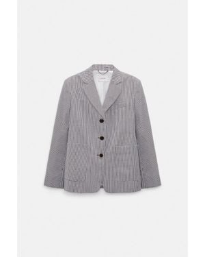 Dorothee Schumacher Technical Linen Blazer - Gray