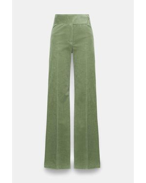 Dorothee Schumacher Flared Corduroy Pants - Green