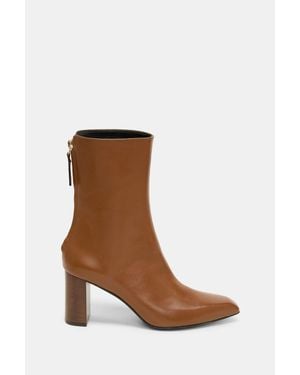 Dorothee Schumacher Calf Leather Ankle Boots - Brown