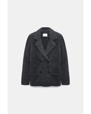 Dorothee Schumacher Zweireiher-Blazer aus Merino und Kaschmir - Blau