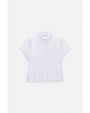 Dorothee Schumacher Polo Shirt With D-Rose Embroidery - White