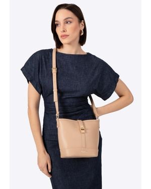 Wittchen Damen-Beuteltasche Aus Beigefarbenem Kunstleder - Blau