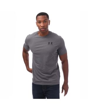 Under Armour "Sportstyle" T-Shirt Für Herren Kurzärmlig (Burgfelsen) - Grau