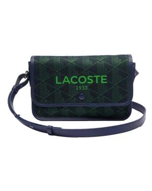 Lacoste Damen Ranzen "Heritage" Jacquard - Grün