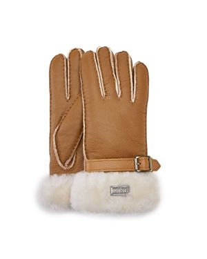 Australia Luxe Stulpenhandschuhe Aus Kastanienbraunem Leder