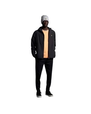 Lyle & Scott Kapuzenjacke Für Herren, Durchgehender Reißverschluss (Samtschwarz)