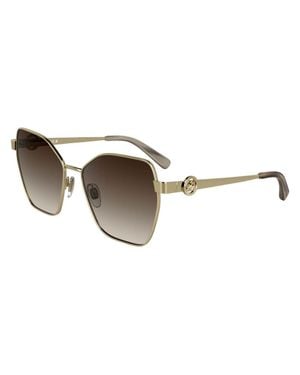 Longchamp Metall Sonnenbrille - Braun
