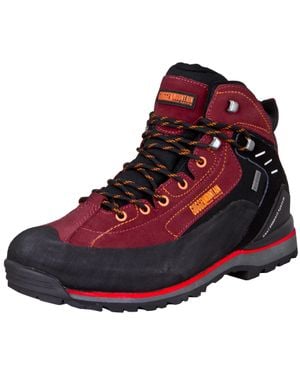 GUGGEN Mountain Herren Und Damen Trekking-& Wanderstiefel Wildleder - Rot