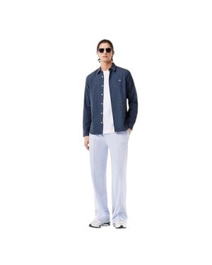 Lacoste Hemd Für Herren, Regulär, Langärmlig (Dunkles Marineblau)