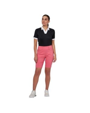 Callaway Apparel Poloshirt Für Damen, Mit Kragen, Raglanärmel (Kaviar) - Rot