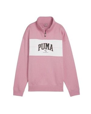 PUMA Sweatshirt Für Damen, Reißverschluss (Mauved Out) - Pink