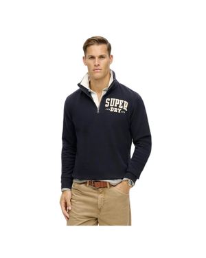 Superdry Herren Vintage Sportpullover - Blau