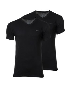 GANT V-Neck 2-Pack T-Shirt - Schwarz