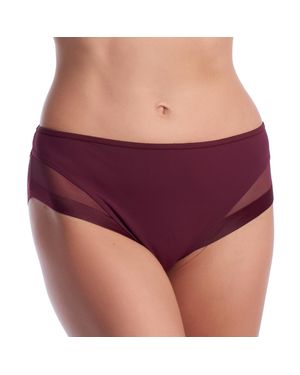 DIM Großzügiger Slip Mit Tüll D0A63 Für Damen - Lila
