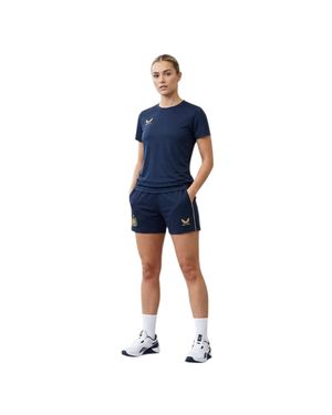 Castore Fußballshorts Für Damen (Kohlen-Schwarz) - Blau