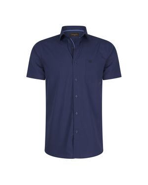 Cappuccino Italia Kurzarmhemden Palermo - Blau