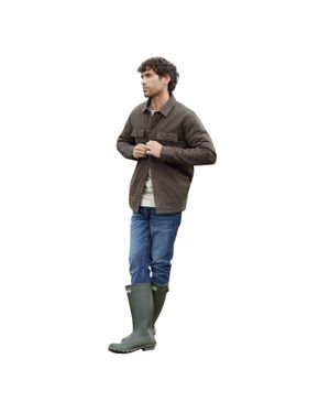 Threadbare Hemdjacke Für Herren - Schwarz